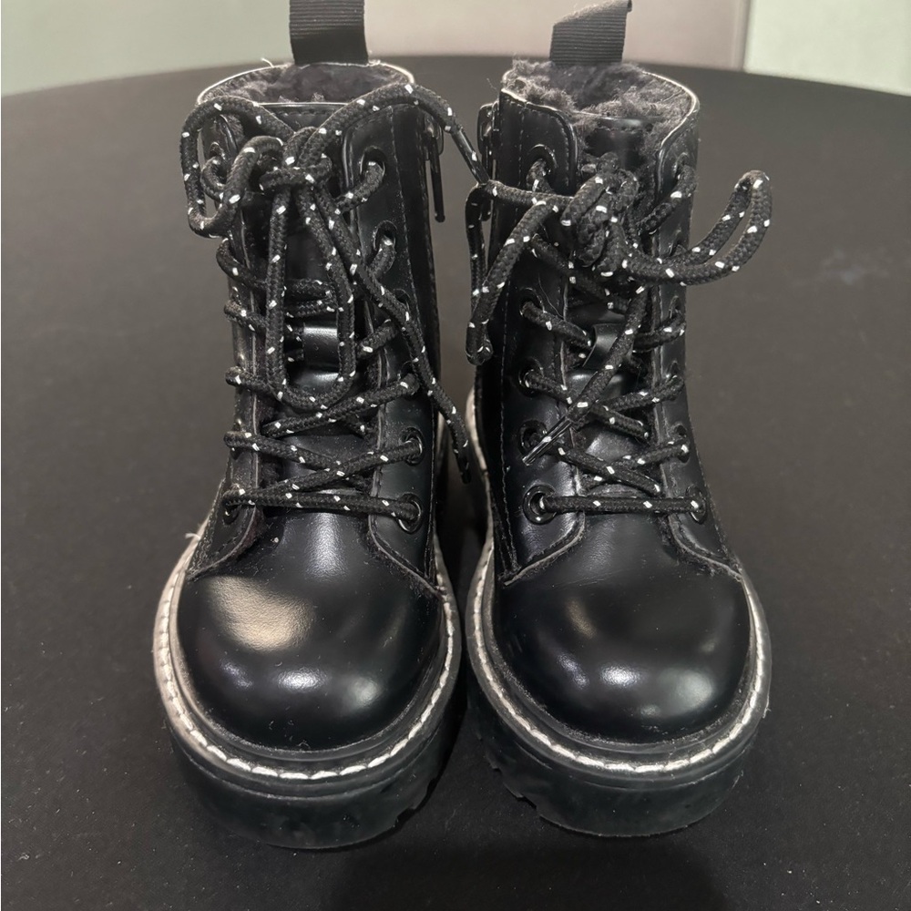 H&M Black Boots with Plush Lining